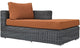 Modway Summon Outdoor Patio Sunbrella Right Arm Chaise, Canvas Tuscan