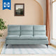 Sealy Santa Cruz Futon Sofa Convertible, Teal