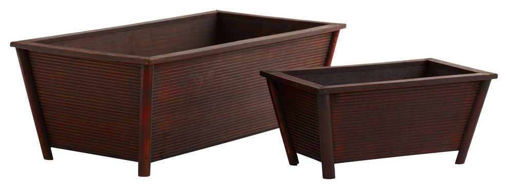 Rectangle Planters, Set of 2