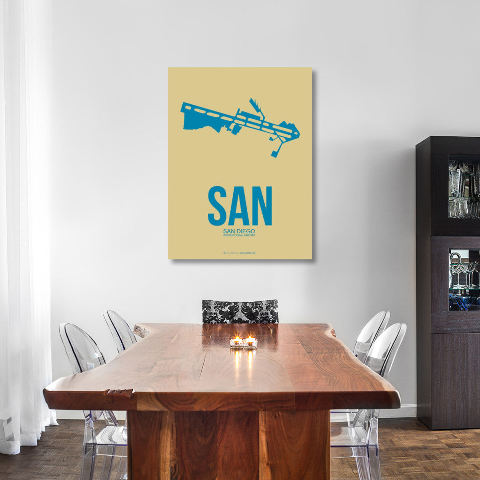 "SAN San Diego Poster 3" Fine Art Print