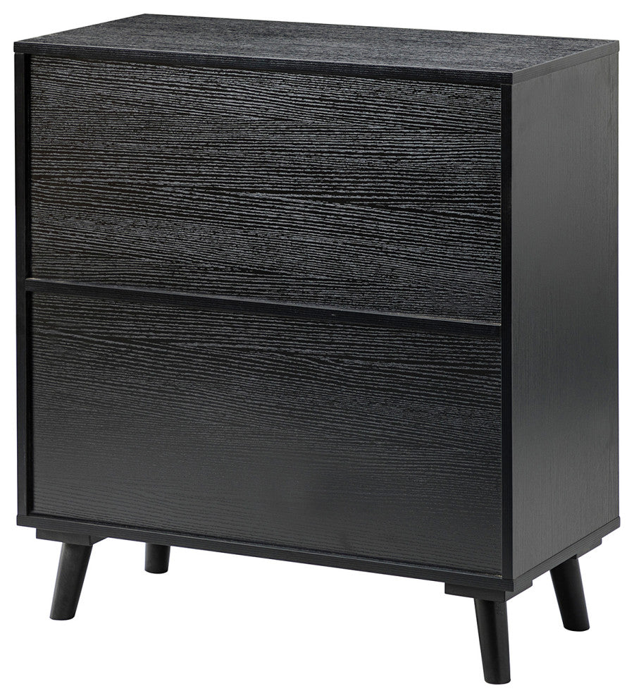 2-Door Accent Cabinet, Black