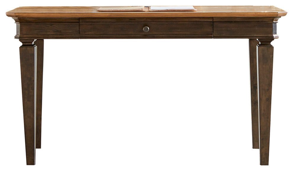 Executive Writing Desk, Writing Table, Office Desk, Brown
