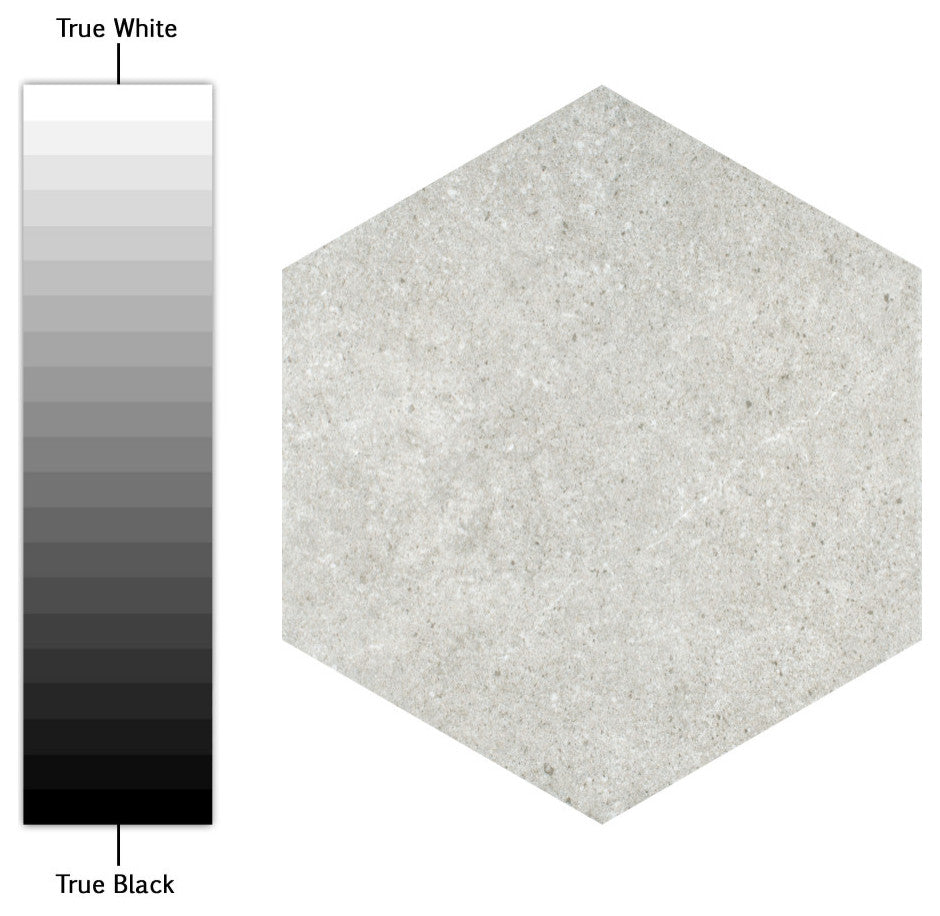 Vintage Hex Blanco Porcelain Floor and Wall Tile