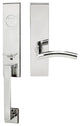 Brussels Lever, Mortise Dummy Handleset, Right Hand, Polished Stainless Steel