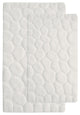 Pebbles Bath Rug, White, 24"x17", 34"x21"