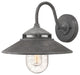 Hinkley Atwell Small Wall Mount Lantern, Aged Zinc