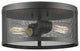 Meshsmith 2 Light Flush Mount, Bronze