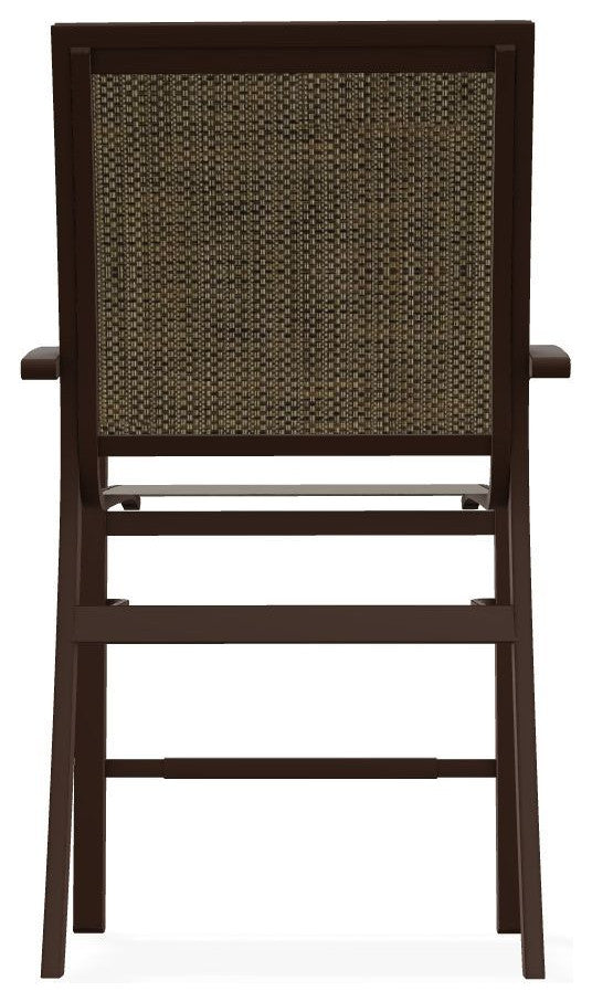 Kendall Sling Balcony Height Stackable Outdoor Stool, Beacon/Kona