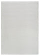 Nourison Soft Plush Rabbit Fur 7'6" x 9'6" Silver Contemporary Indoor Rug