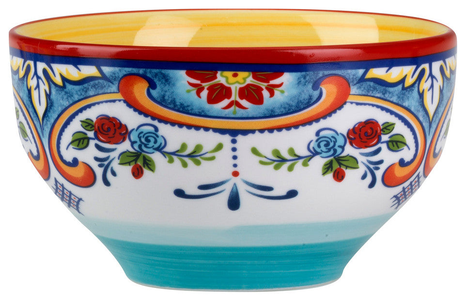 Zanzibar 4 Piece Stoneware Cereal Bowl Set
