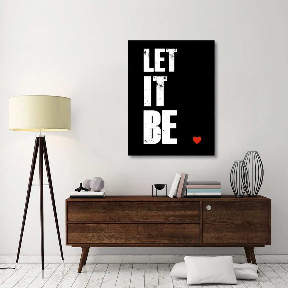 "Let It Be" Poster Fine Art Print