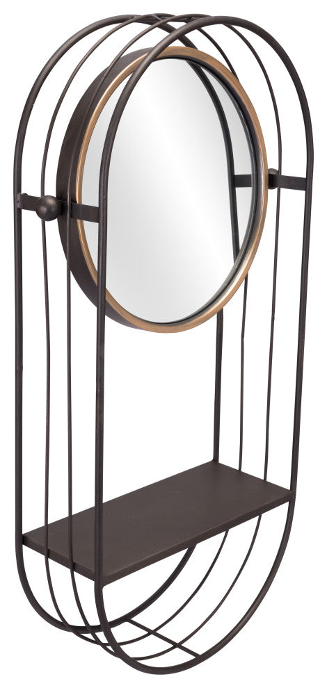 Saroni Mirror Shelf Gray