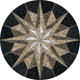 Libra Stone & Metal Medallion, 45.5" Unmounted, 3/8" Thick