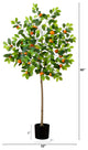 5ft. Artificial Tangerine Tree