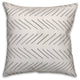 Gray and White Modern Chevron 16x16 Throw Pillow Cover