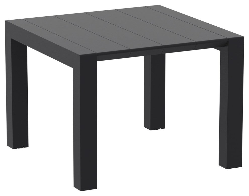 Compamia Vegas 39"-55" Extendable Dining Table, Black