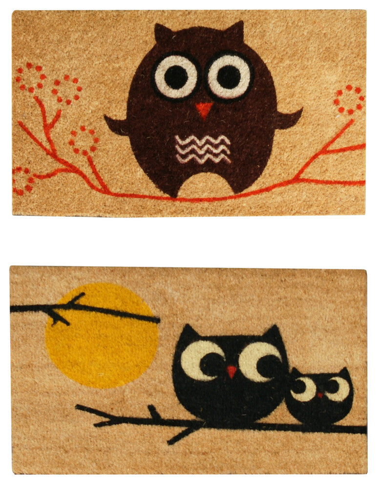 Rubber-Cal Loving "Owl Door Mat" Kit 18 x 30" 2 Doormats