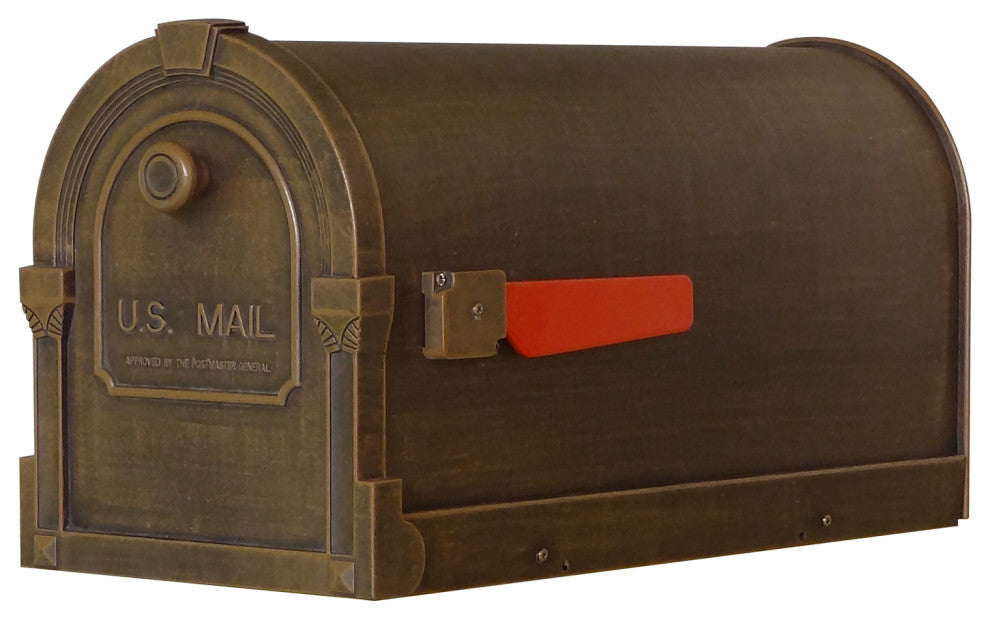Savannah Curbside Mailbox, Copper