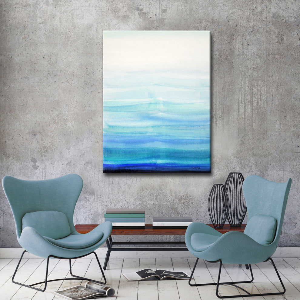 Ready2Hangart 'Soothing Calm' By Norman Wyatt, Jr Canvas Art, 16" Hx12"