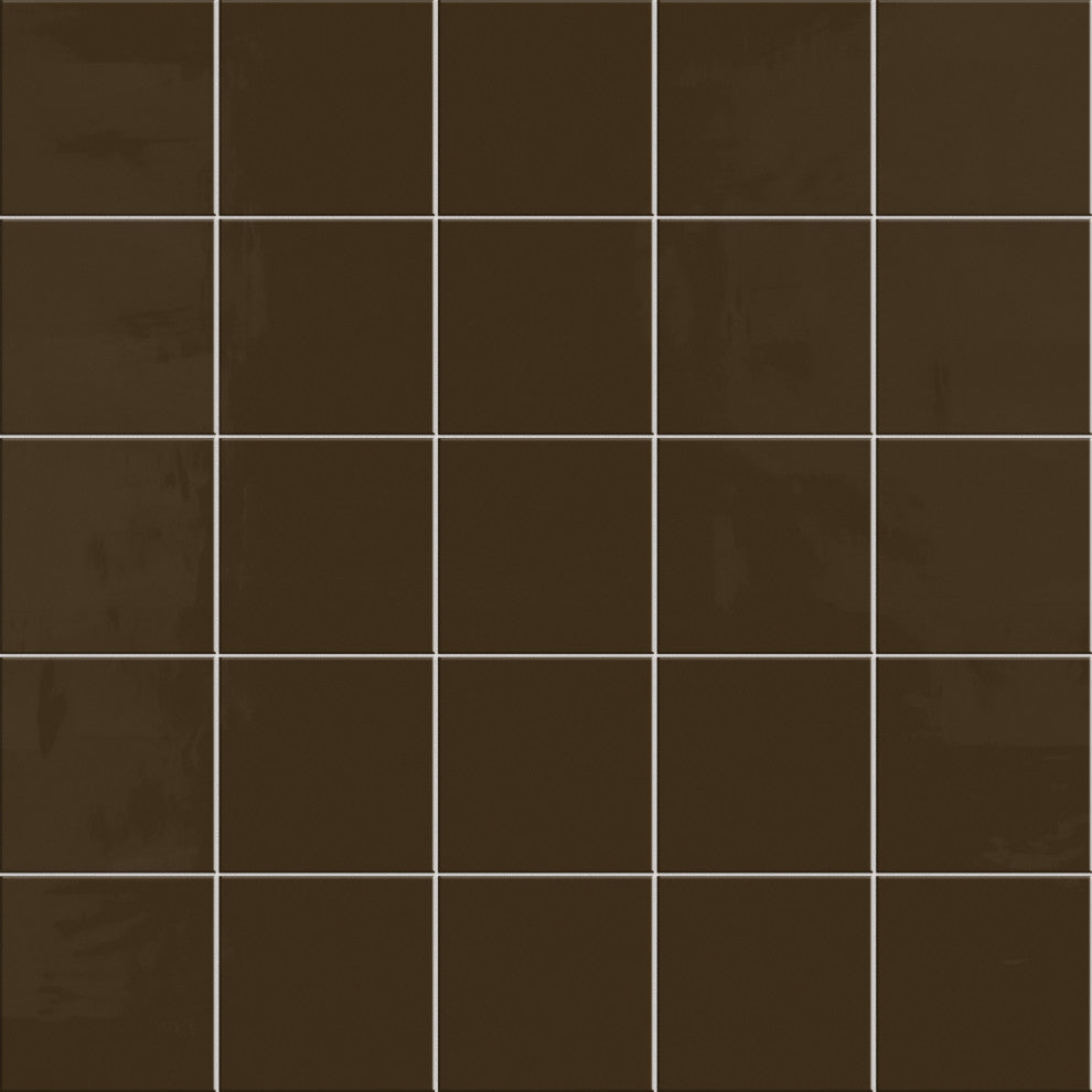 Monocolor Caoba Ceramic Floor and Wall Tile