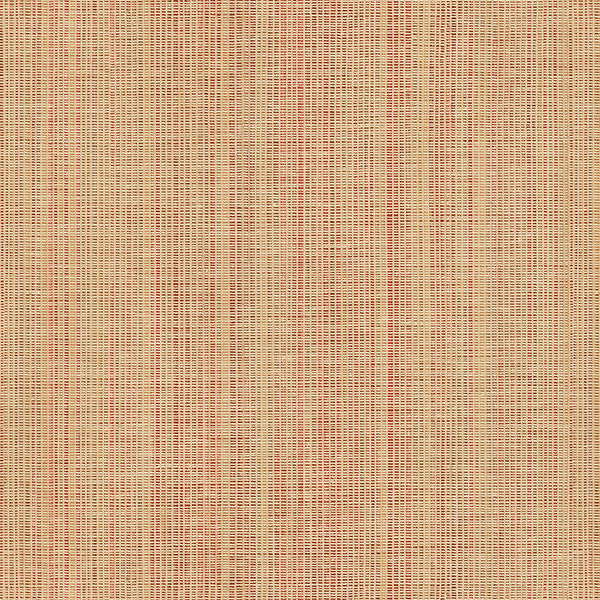 Faux Woven Texture Wallpaper, Red and Ochre, Sample