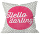 Deny Designs Allyson Johnson Hello Darling Dots Outdoor Throw Pillow