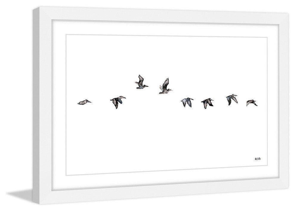 "The Squadron" Framed Print by Rachel Byler
