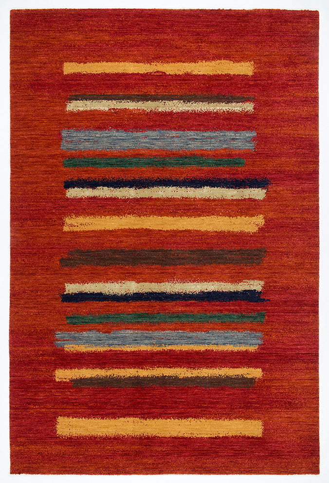 Kashgar Red Tibetan Rug, 6'x9'