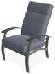 Belle Isle Cushion Outdoor Armchair, Proven Denim/Graphite