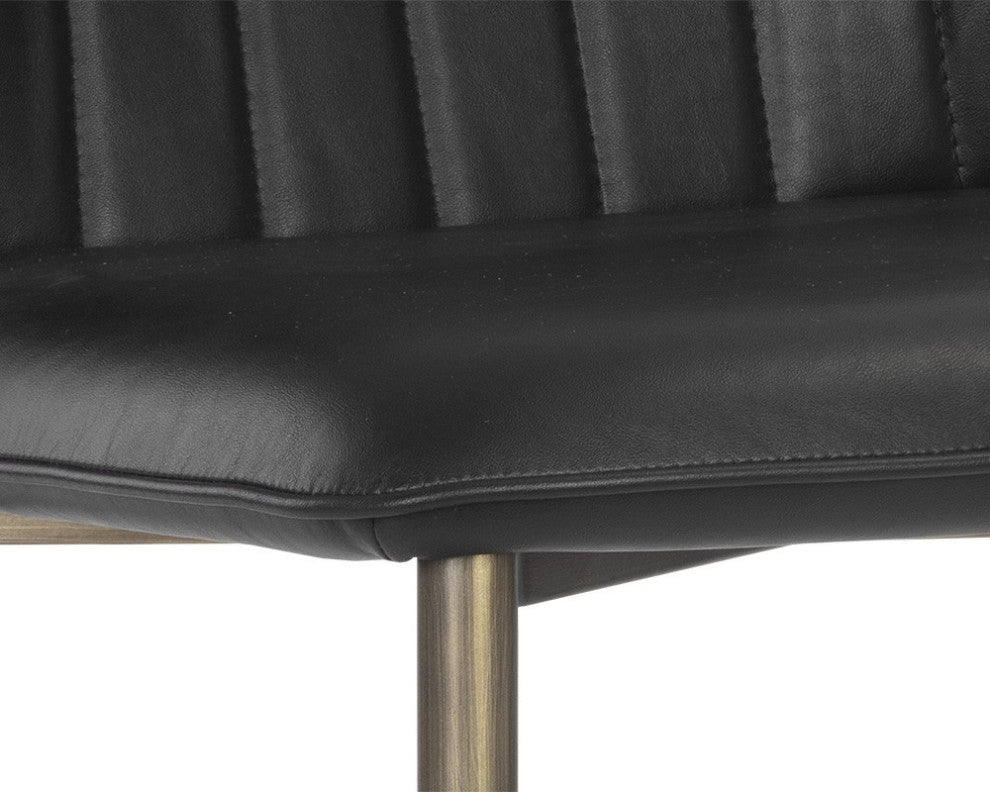 Clinton Dining Chair, Bronze, Bravo Black, Set of 2