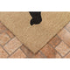 Frontporch Doggies Indoor/Outdoor Rug Black 2'x3'