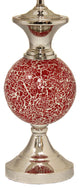 Urban Designs Orange Mosaic Cracked Glass 24" Table Lamp, Set of 2