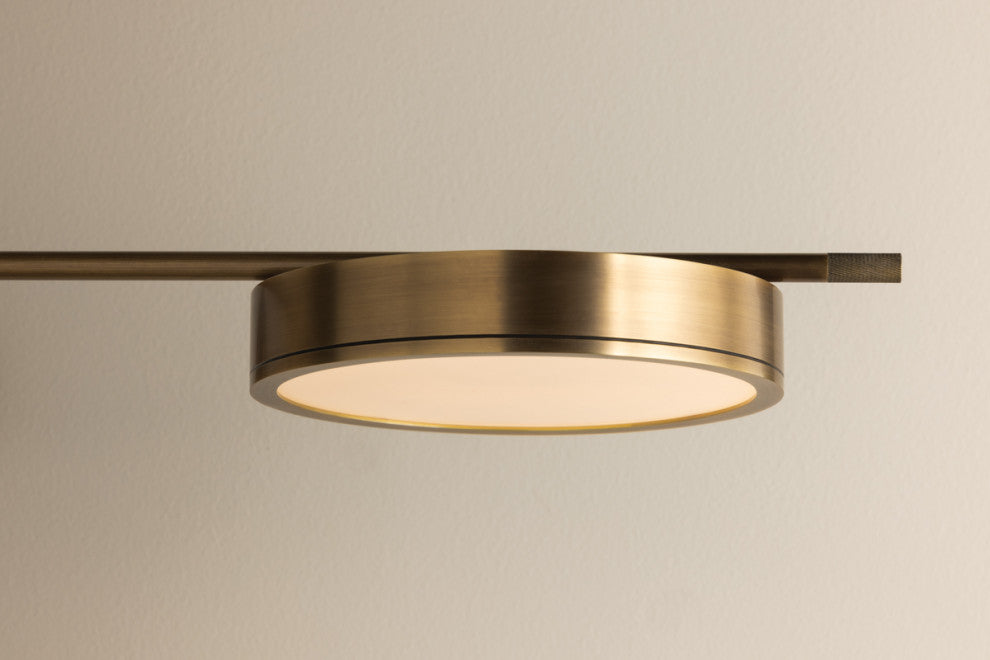 Troy Lighting Thatcher Plug-in Sconce Patina Brass