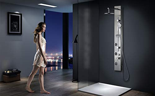 Fontana Ermanno Full Body Shower Massage Panel With Rain Shower Head