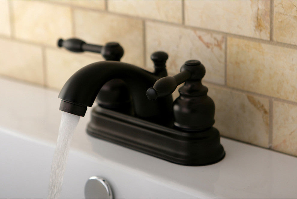 Kingston Brass 4" Centerset Bathroom Faucet, Oil Rubbed Bronze