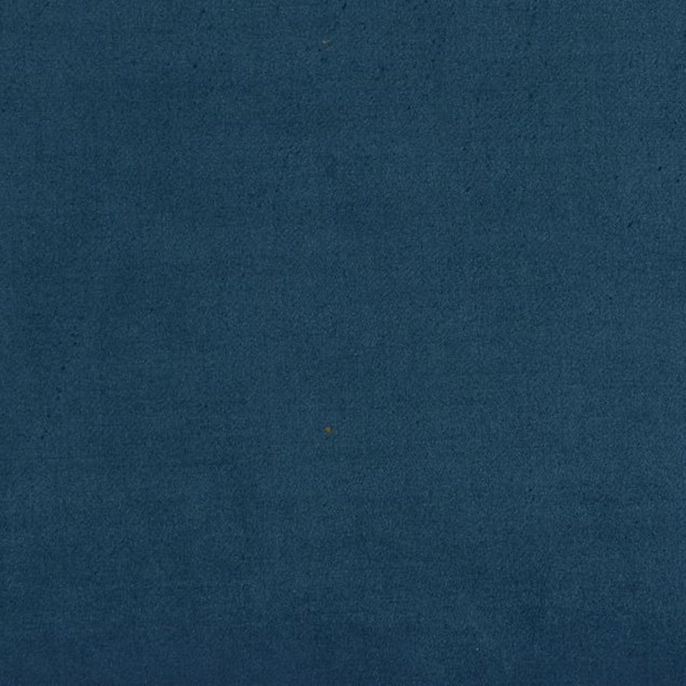 Navy Solid Shiny Velvet Luxury Throw Pillow, Double sided 12"x20"