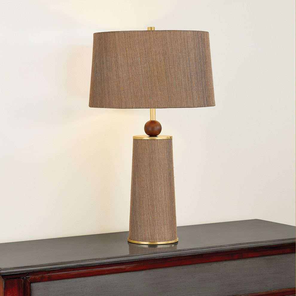 Mandy Cheng x Mitzi January Table Lamp Aged Brass