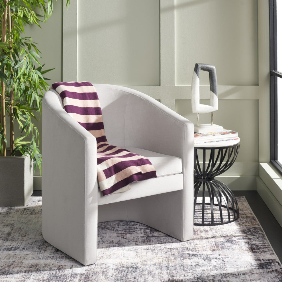 Safavieh Elysian Accent Chair, Light Grey