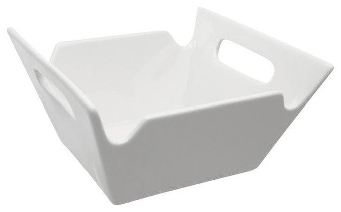 10" Whittier Square Bowl With Handles, Set of 2