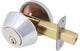 Delaney Hardware Single Cylinder Deadbolt, Polished Chrome