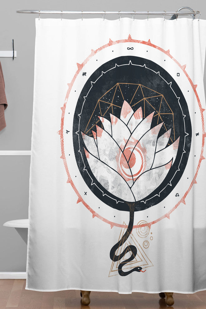 Deny Designs Hector Mansilla Lotus Shower Curtain