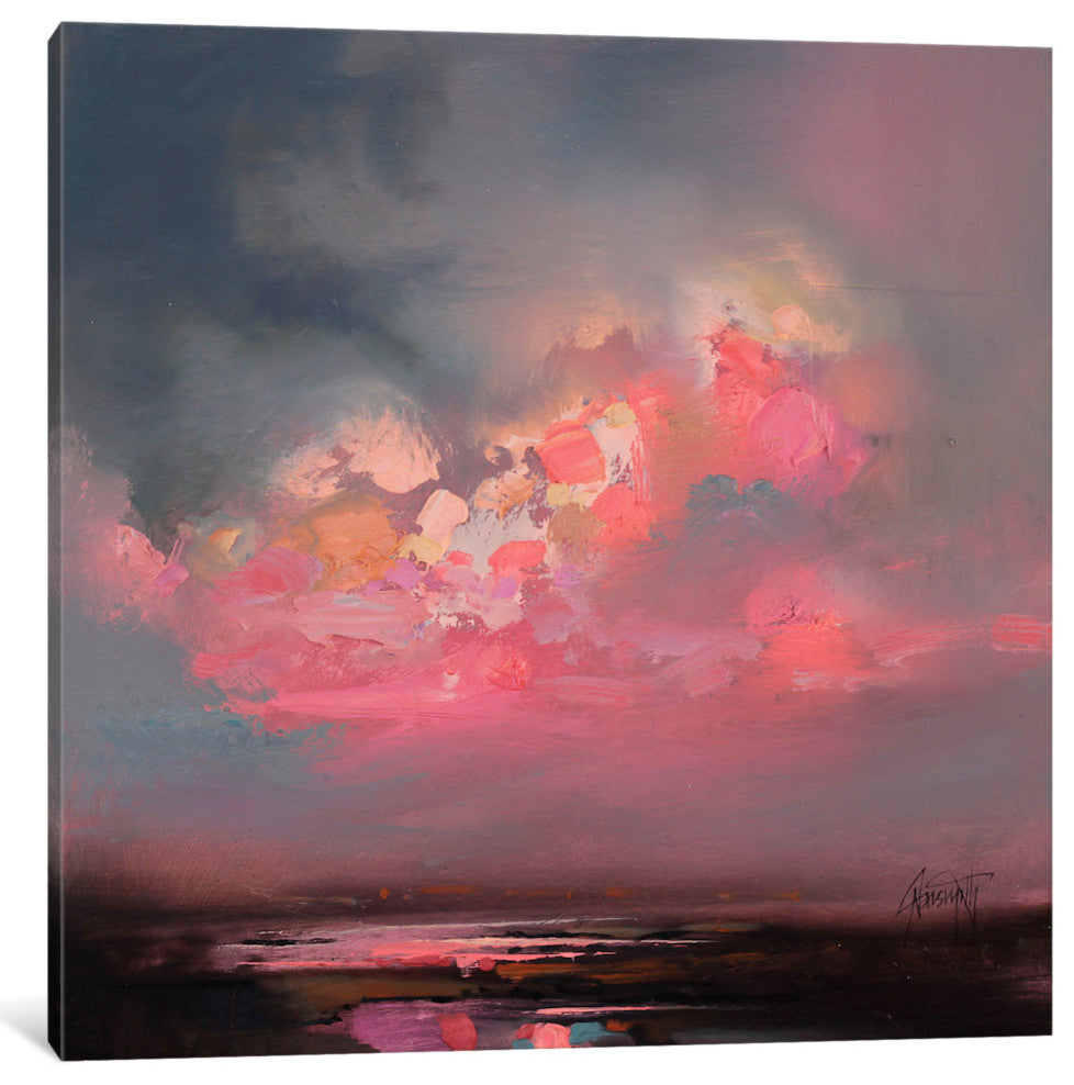 "Cumulus Consonance Study I" by Scott Naismith, 12x12x1.5"