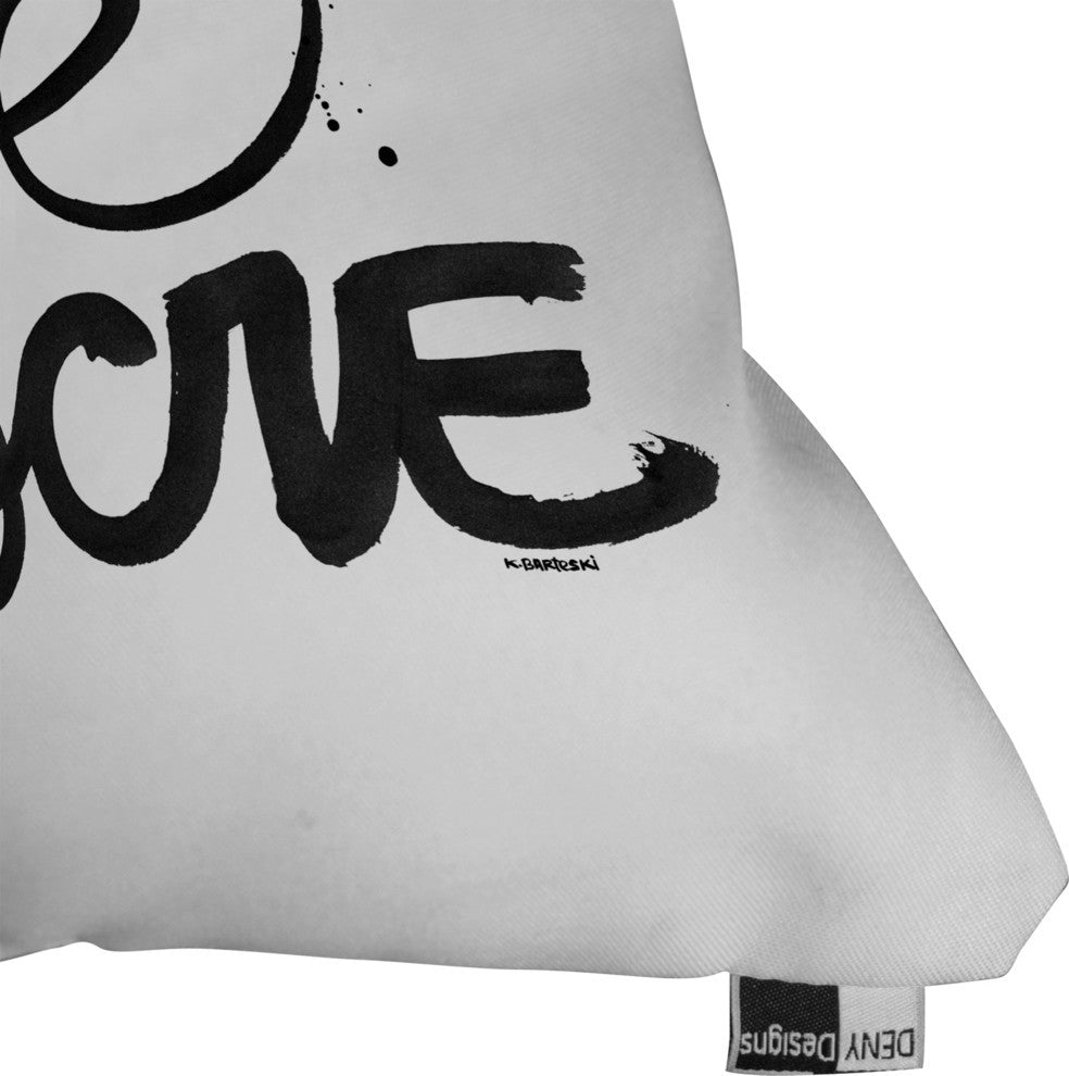 Kal Barteski You Did Not Wake Up To Be Mediocre Outdoor Pillow