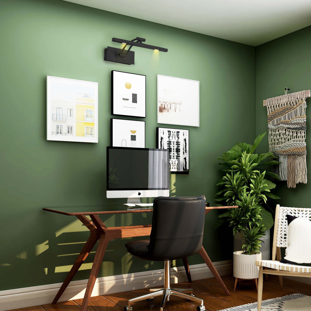 LED Picture Light, Matte Black Finish