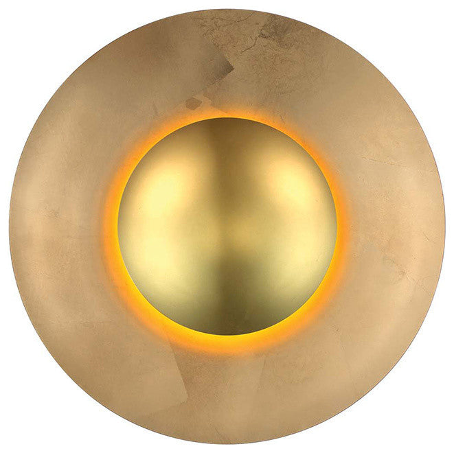 Modern Forms Blaze LED Wall Sconce, Gold Leaf, 18"
