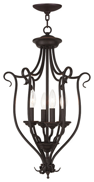 Coronado Foyer Chandelier, Bronze