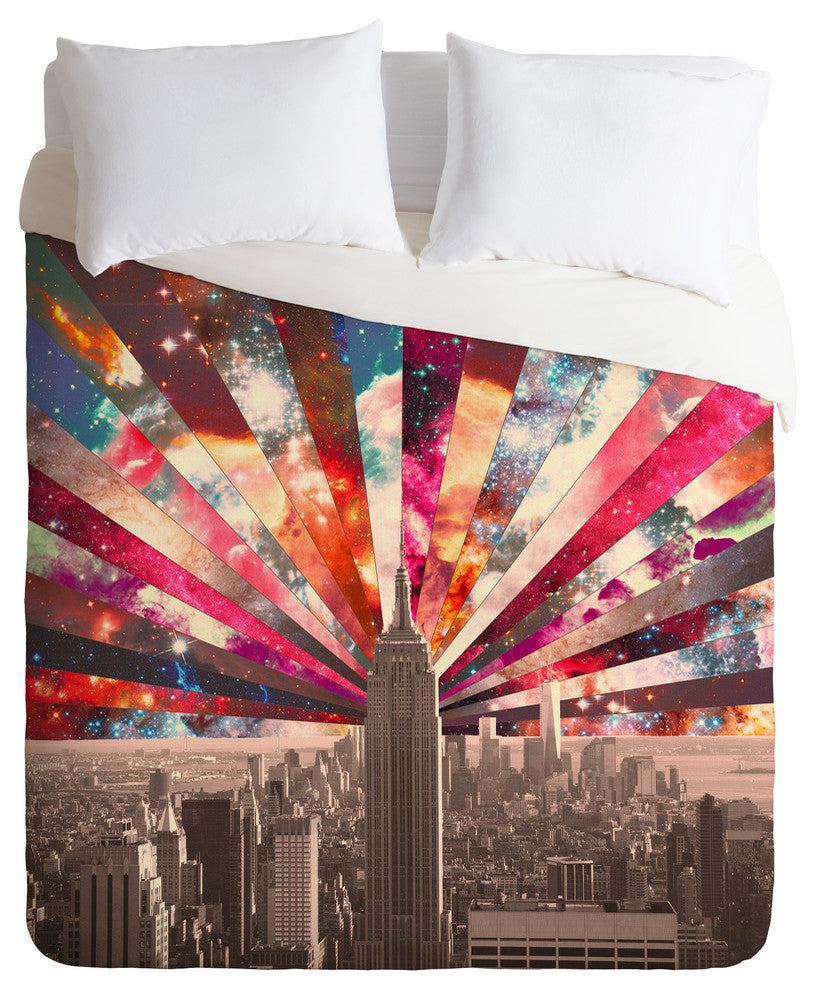 Deny Designs Bianca Green Superstar New York Duvet Cover - Lightweight