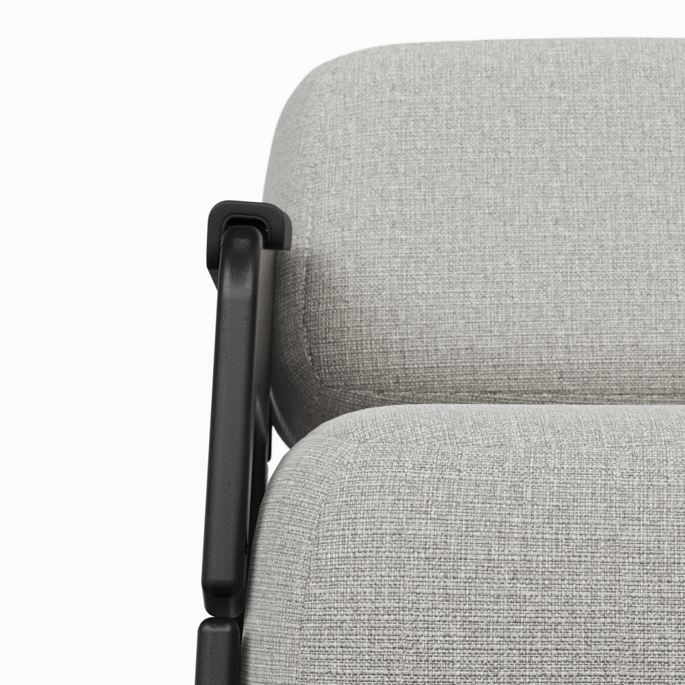 Hermes Accent Chair, Ebano, Black