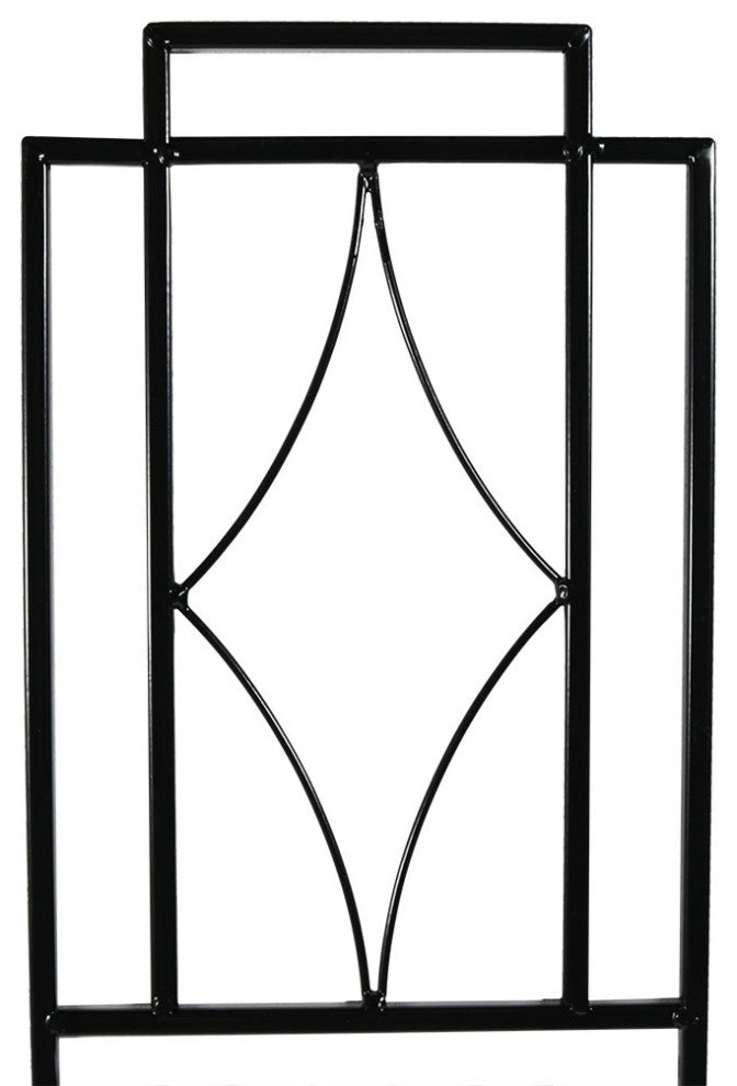 Sunnydaze 30" Durable Metal Wire Contemporary Garden Trellises, Set of 2