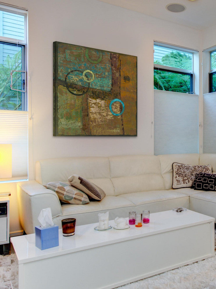 "Urban Spaces" Painting Print on Wrapped Canvas by Julie Joy